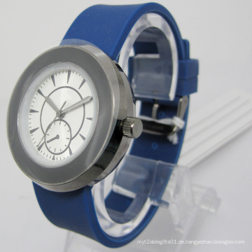 Wasserresistente Quarz Silikon Geschenk Uhr